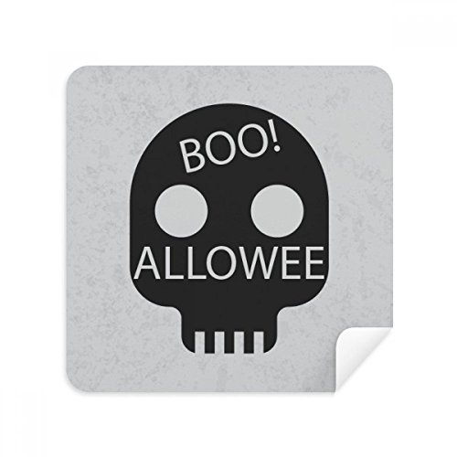Nettoyage téléphone écran suède tissu lunettes Halloween x2