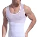 Produktbild E Support E Unterstützung Herren Verstellbar Body Shaper ABS Bauch Slim Muskel Shirt Unterhemd, Herren Jungen, weiß