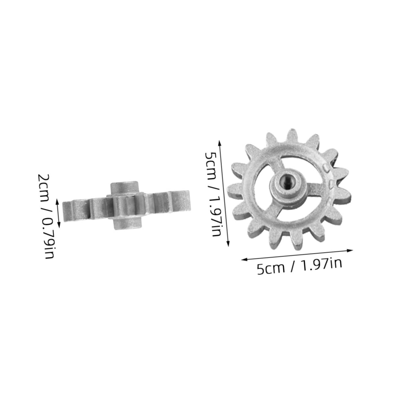 Cabilock 2pcs Barbecue Rotisserie Motor Bracket Diy Grill Rotator Metal Gear Set for Bbq Grill Rotator Mot