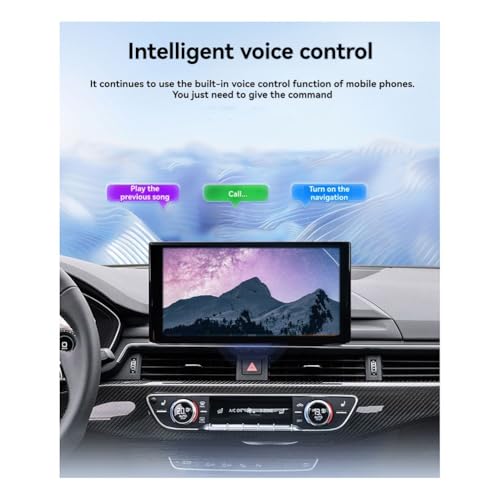 Caja CarPlay y Android Auto con sistema de navegación mini para coche 4