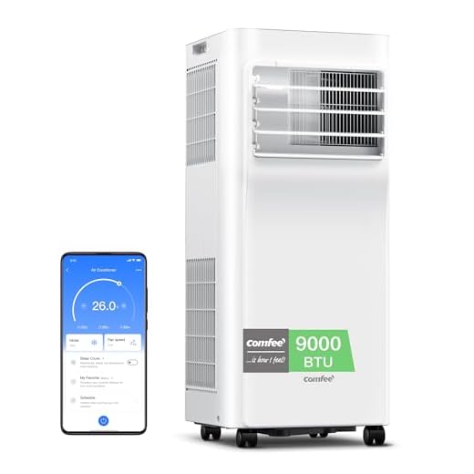 COMFEE Pingüino Aire Acondicionado Portátil 9000 BTU/2300 Frigorías Breezy Cool Pro – Climatizador sin unidad exterior, Bajo Consumo, App Control y Kit de Ventana – Refrigera, Ventila y Deshumidifica