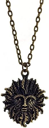 The Green Man Necklace Brz