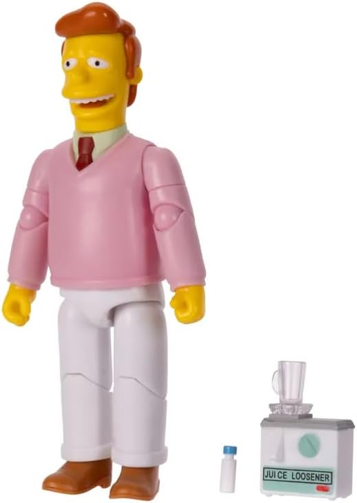 The Simpsons Action Figures 5-Inch Troy Mcclure with Brief Case and Breath Freshener
