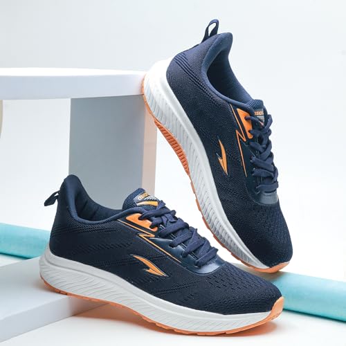 Image of ASIAN Raftaar-18 Sports Shoes for Men | Stylish Knit Mesh Shoes with Memory Foam | Responsive Sole Grip for Running, Gym, Training