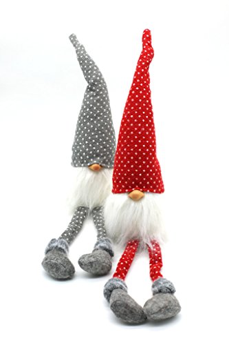 ITOMTE Handmade Swedish Tomte,Santa - Scandinavian Gnome Plush Birthday Present - Home Ornaments Christmas Decoration Table Decor