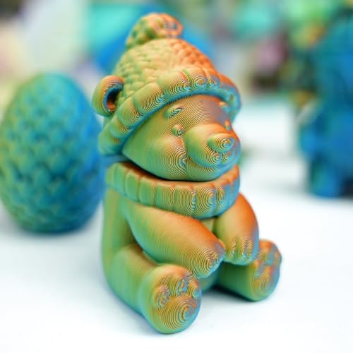 Image of Gratkit Matte Tri-Color PLA Filament,Coextrusion PLA Filament 1.75mm, + /-0.03mm, 1KG /Roll, High Speed Matte PLA, Malachite