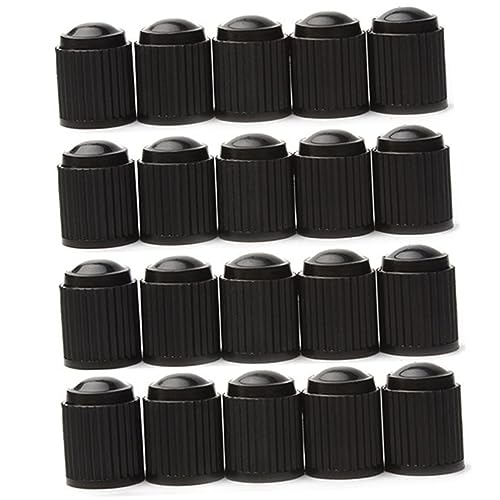 GOOHOCHY Bicycle Tire Valve Caps (20pcs/Set) Aluminum Bike Caps for Bike/Motorcycle Tyres Water