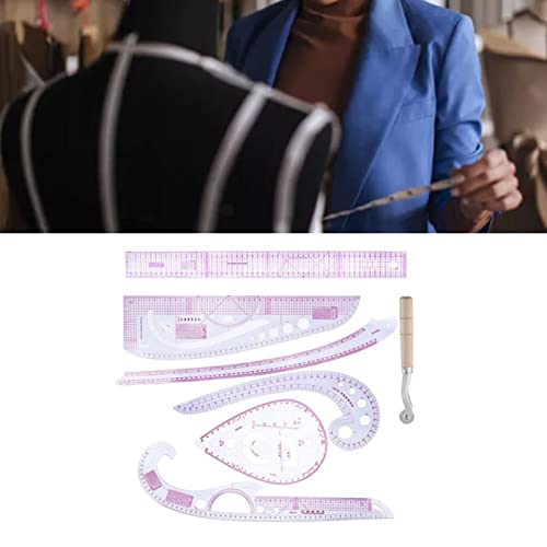 Règle de courbe de couture en PVC : lot de 7 outils de mesure essentiels pour tailleur - 3