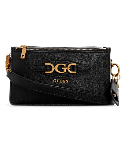 GUESS Borsa a tracolla Malva Status da donna, Nero, One Size, Borsa a tracolla Malva Status
