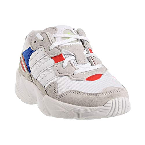 Adidas Originals Kids Yung-96 C (Little Kid) White/Crystal White/Active Red 10.5 Little Kid2