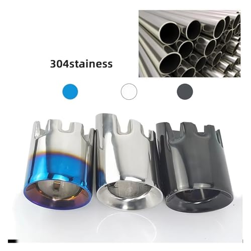 Embouts d'échappement BMW F-Chassis N55 B58 finition bleu titane premium - 6