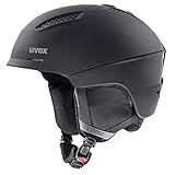 uvex Unisex - Erwachsene, ultra Skihelm, black mat, 55-59 cm