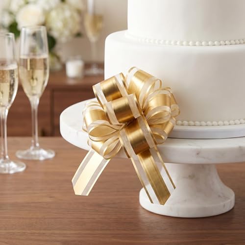 Lazo en Forma de Moño para Boda y Adorno de Mesas de Celebración 6