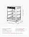 VEVOR 3-Tier Commercial Food Warmer Display, 800W Food Display Warmer with LED Light, Adjustable Shelf and Stainless Steel Frame, 86℉~185℉ Air Heating, 34L for Hamburger, Pizza, Bread, Fried Chicken