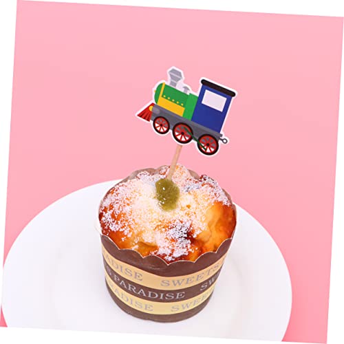 Gadpiparty 48 Pçs Decoração De Carro Para Cuartos Decoração De Bolo Decoração De Bolo Topo De Bolo P