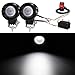 Ourbest Motorcycle Driving Lights, Spotlight LED Fog Lights for Motorbike ATV Bicycle Off Road Accent Off Road Lighting White