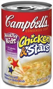 Campbell's, Condensed Chicken & Stars Soup, 10.5oz Can (Pack of 6)