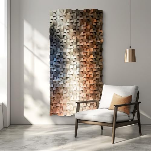 LIUZEYUE - 3D Wood Wall Art Decor Hand Crafted Wooden