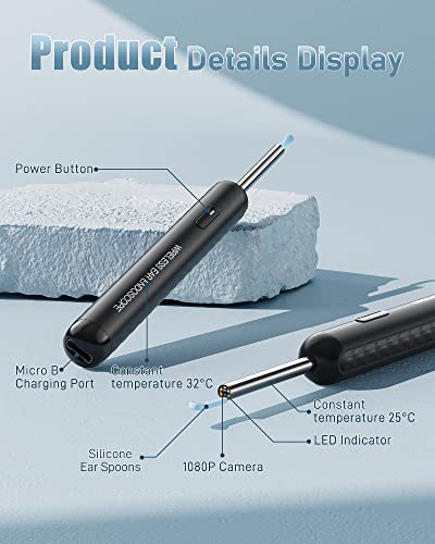 image for Kolrry Ear Wax Removal, Ear Cleaner with Camera and Light, FSA - HSA E