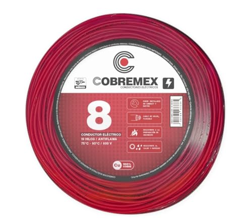 precio metro cable calibre 8 marca Genérico