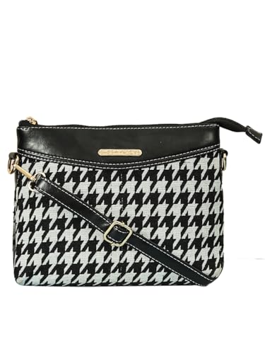Image of Bagsy Malone Affascinante Eleganza Sling Bag-Black&White