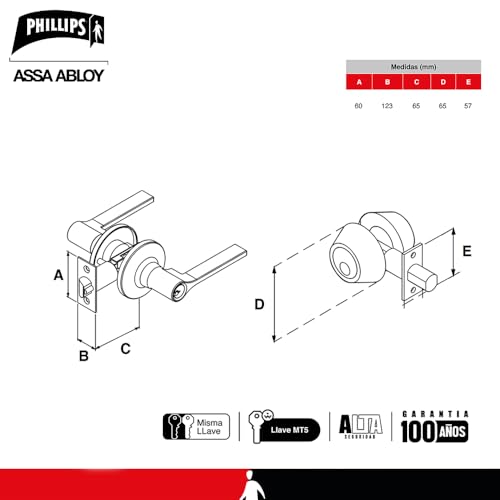 Cerrojos para puertas metálicas 16 Imagen adicional