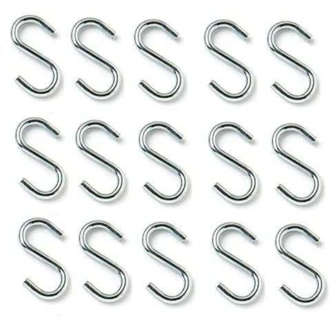 Merriway 50 Pcs Kitchen S-Hook Steel Cover