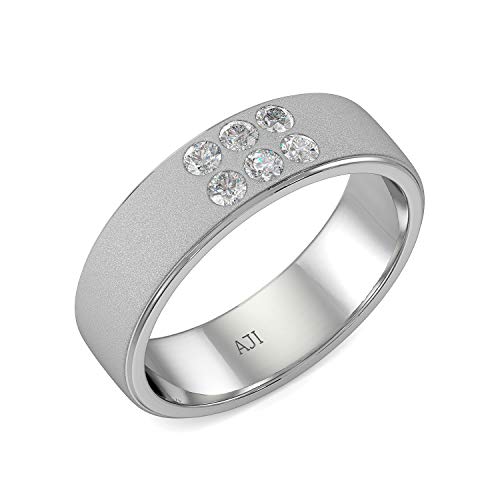 Joyalukkas 950 Platinum Platinum and Diamond Ring for Girls