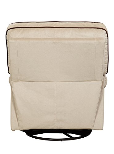 Pulaski Birch Hill Swivel Glider Recliner, Doe with Coffee Piping - Thumbnail 3