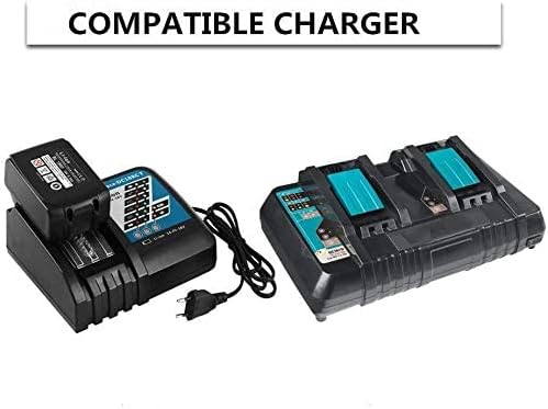 MANUFER BL1850 18V 5.0Ah Li-Ion Replacement Battery for Makita BL1850B BL1850 BL1860 BL1840 BL1830 BL1835 BL1845 194204-5 LXT-400 for Makita Batteries