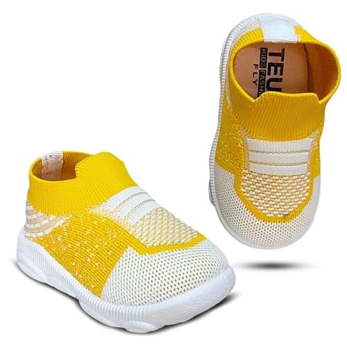 Image of Kids Knitted Slip-on Musical Shoes, Attractive Colors, Breathable Mesh Upper Welcro, Comfortable Stylish.