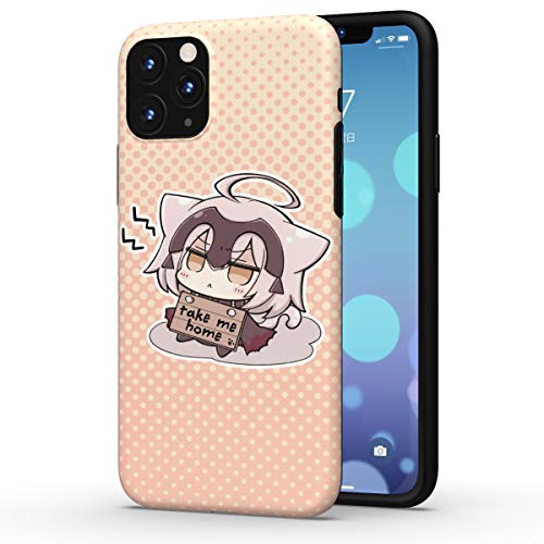 THE DREAMY LIFT iphone 11 pro ケース カバー アニメ 漫画 20個模様 二頭身 FGO Fate/Grand Order fate stay night 綺麗 萌え ゲーム グッズ スマホ アイフォンケース シェル ストラップ おしゃれ IMD TPU かわいい フィギュア ソフト 耐衝撃 レンズ保護 脱着簡単 指紋防止 スリム 軽量 傷防止 (iphone 11 pro, ジャンヌオルタ1)