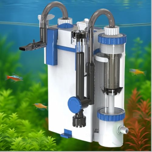 Image of SANSEFERO Large Flow Hang On Back Aquarium Filter for Fish Tank with Bio Power Multi-Stage Filtration System with Silent Motor Suitable for Fresh & Salt Water (YBF 500 | 6W | 500L /Hr)