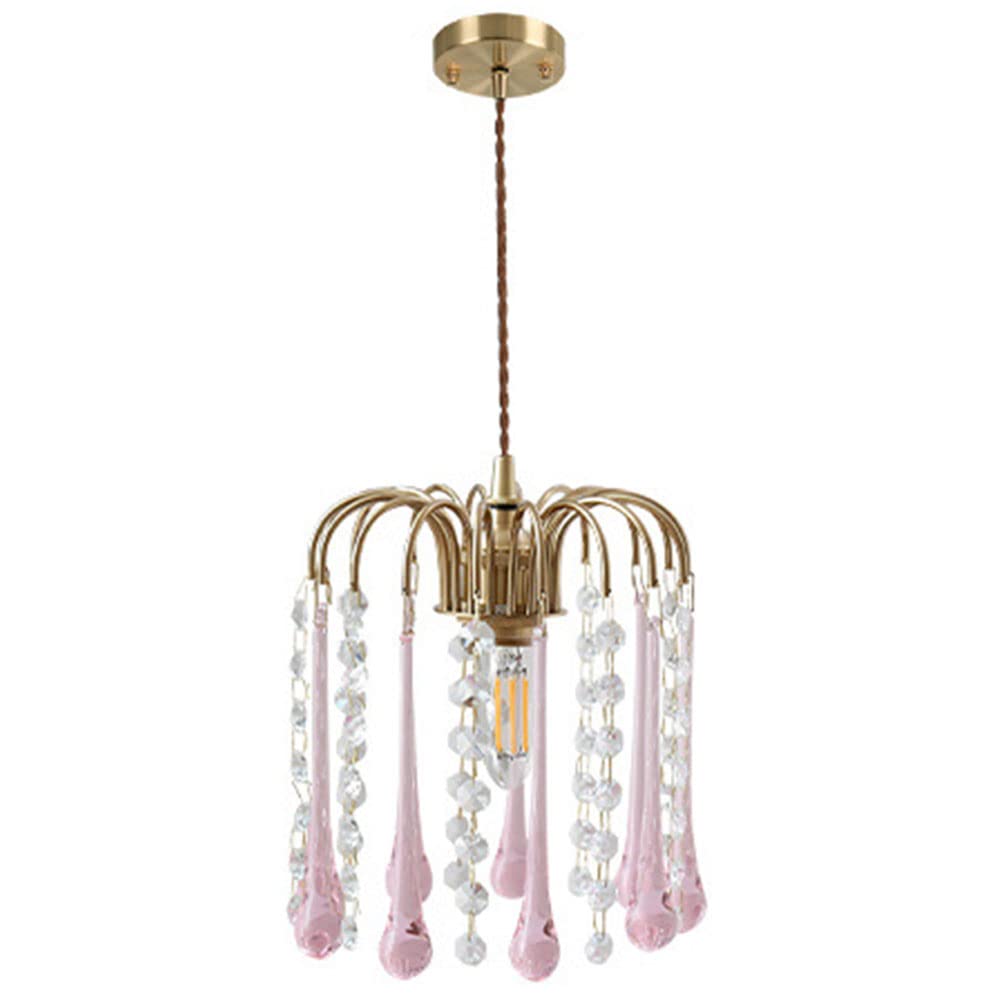Isla de comedor lámpara pequeña colgante decorativa de salón retro 8