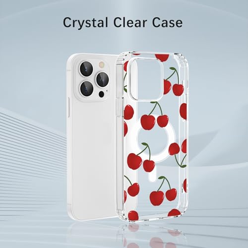 Coque transparente cerise pour iPhone 17 Pro Max style kawaii - 2