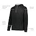 Holloway All-Pro Performance Fleece Hoodie Black Heather/Silver L
