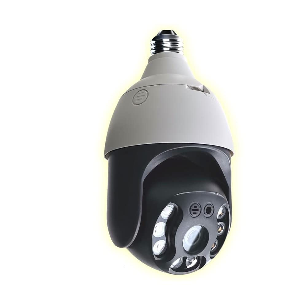 Buy SriHD Cam Bulb E27 IP Camera WiFi PTZ 360° Degree Coverage Auto