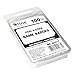C-Line Pressure Sensitive Peel and Stick Name Badges, Plain White, 3.5 x 2.25 Inches, 100 per Box (92277)