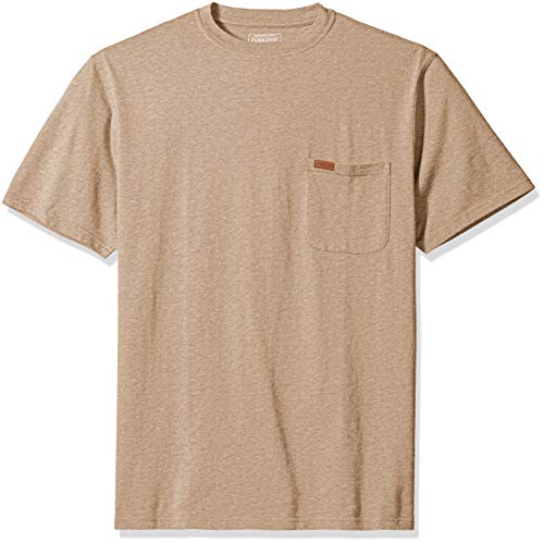 Pendleton Men's Short-Sleeve Deschutes Pocket T-Shirt, Sandstone Heather, XL