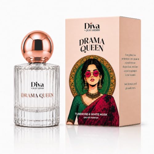 Image of Just Herbs Diva Drama Queen Eau De Parfum 30ml | Premium Women's Perfume