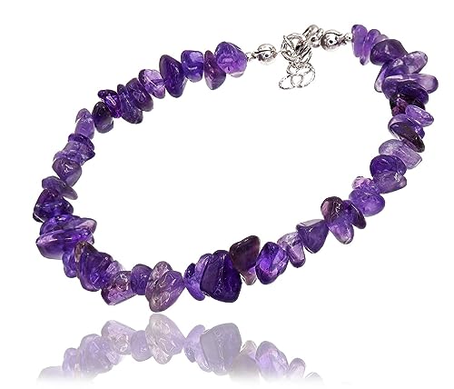 Bracelet améthyste véritable ARANDE bijoux femme argent sterling 925