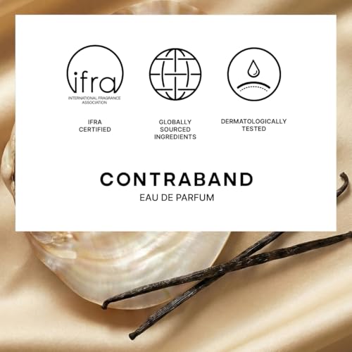 Image of Contraband Eau De Parfum - Not Vanille | Warm Vanilla, Sparkling Ginger & White Floral Notes | Long Lasting Spray Perfume For Women | 100 ml
