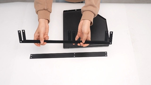 Petite Étagère D'Angle De Cuisine En Acier Au Carbone - Support Éventail Gain De Place Pour Ustensiles, Casseroles Et Poêles (Lot De 2)