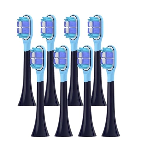 8 �d�����u���V�\�t�g�уm�Y���L���b�v�t���A�ƌ݊������� Mijia T301�AT302�AT501C �����p���u���V�w�b�h(8 pcs Bj black)