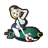 Sexy Bikini Army Girl Military Patch, PVC Morale Fastener Hook & Loop Patch on Tactical Hat Bags Vest Military Uniforms Jackets