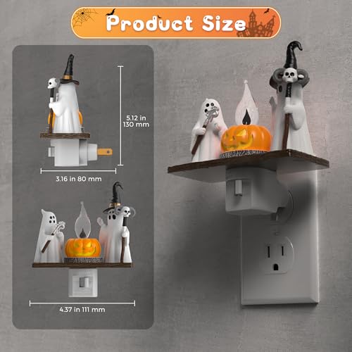 L LOHAS LED Halloween Night Light,Ghost Campfire Nightlight - image 7