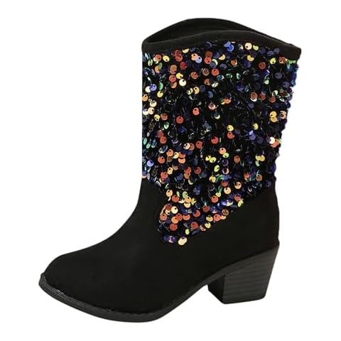 Fucouture Kids Sequin Cowboy Booties Cover