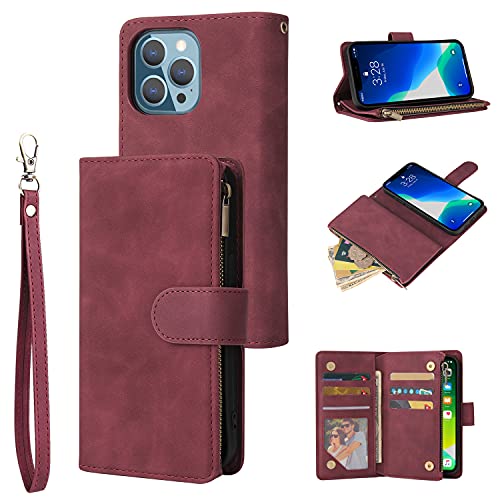 UEEBAI Wallet Case for iPhone 15 Pro 6.1 inch