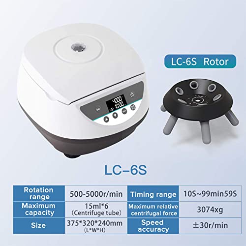 Centrifugeuse PRP avec affichage numérique à haute précision de 500 à 5000 tr/min - 5