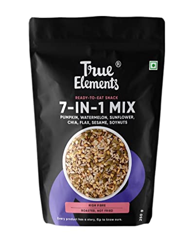 Image of True Elements 7 in 1 seeds mix 250g and Dark Chocolate Minis 100g